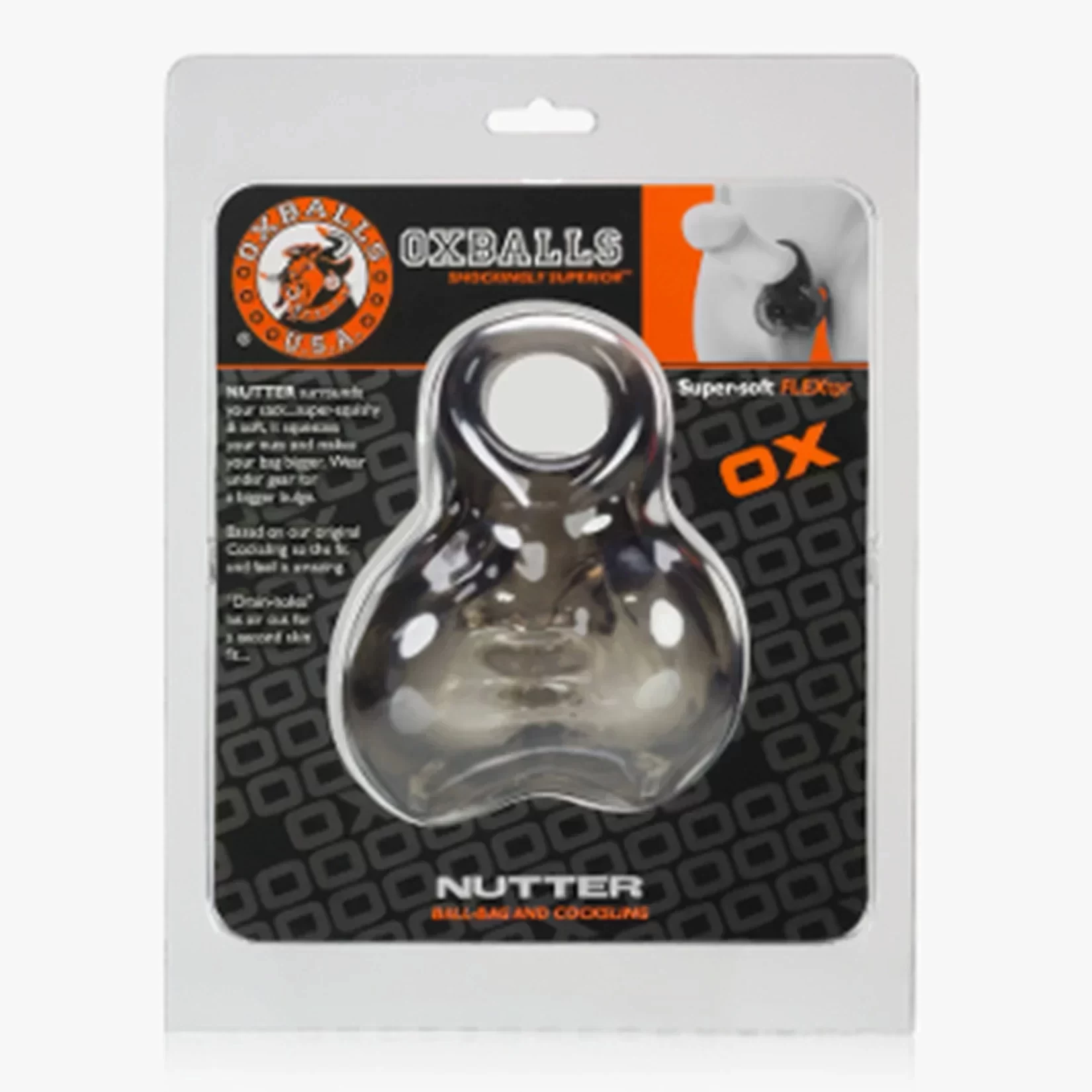 Oxballs gripper nipple sucker black